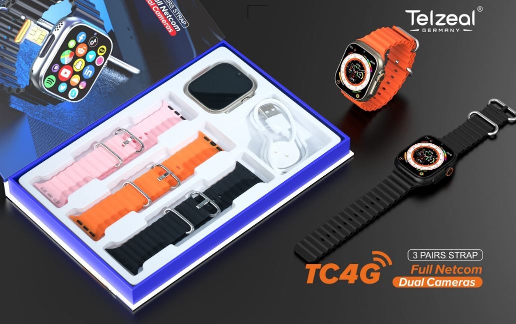 ساعت هوشمند Telzeal مدل TC4G سیم کارت خور 2 دوربین